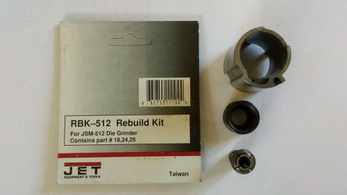 JET #RBK-512 Rebuild Kit for JSM-512 Die Grinder NOS
