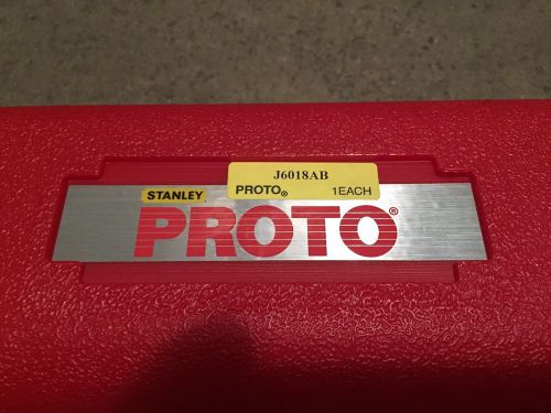 Proto J6018AB Torque Wrench **PRICE REDUCED**