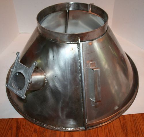 Used 2-piece Stainless Steel Bowl Splash Guard for Commercial Mixer 80-140-qt