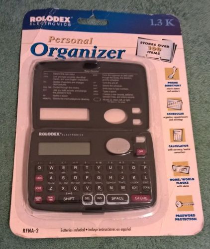 Rolodex Electronic Personal Organizer- Phone Directory Memo Pad Calculator