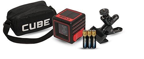 AdirPro Cube Self Levelling Cross Line Laser Level - Home Edition (Includes: Bag