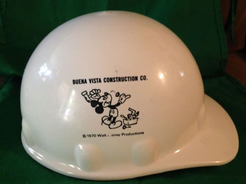 Disney Hard hat BUENA VISTA CONSTRUCION CO 1970 WALT DISNEY PRODUCTIONS