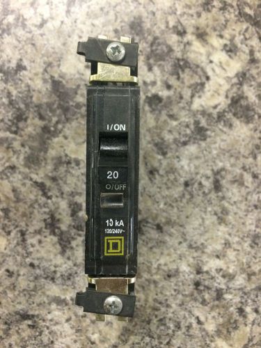 Qou120, 20 amp, din rail mount circuit breaker for sale