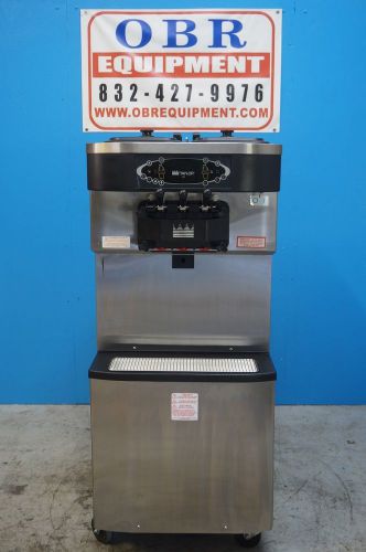 2009 taylor commercial soft serve ice cream twin twist dispenser with casters for sale