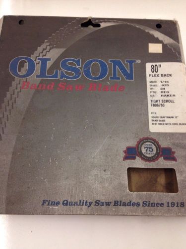 Olson Band Saw Blade FB06780 80&#034; Flex Back