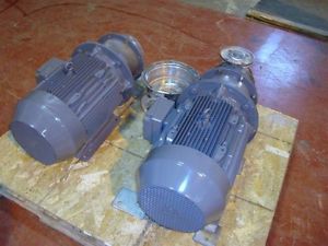 Goulds stainless steel centrifugal pumps (2) units 25hp for sale