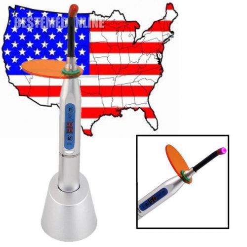 2015 New CE FDA Silver Dental 1500mw 5W Wireless Cordless LED Curing Light Lamp