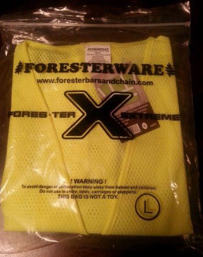 Forester sleeved sz large class 3 mesh reflective safety vest meets OSHA requir