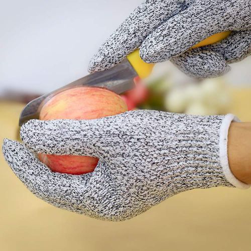 1 pair safe cut anti-slash resistant gloves hand cut proof static protect gloves for sale
