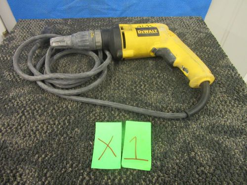 Dewalt dw 255 drywall driver screw gun tool corded quick drive adjuster used for sale