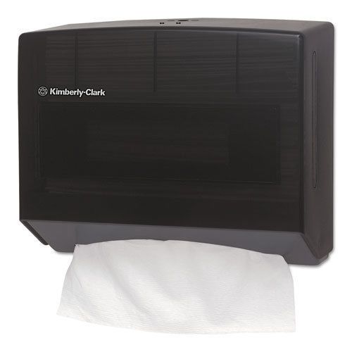 Scottfold towel dispenser, plastic, 10.75 x 4.75 x 9, smoke for sale