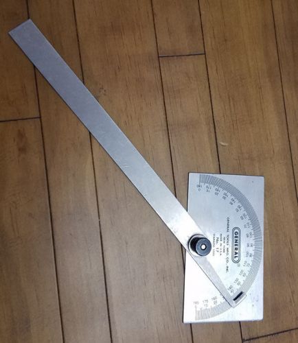 General Tools No 17 Square Head Stainless Steel Protractor