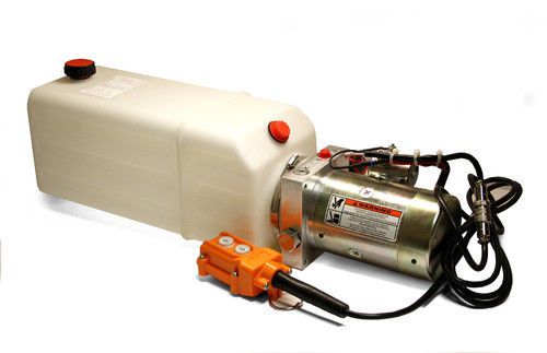 Maxim hydraulic power unit (12v dc, single acting): 1 gallon poly for sale