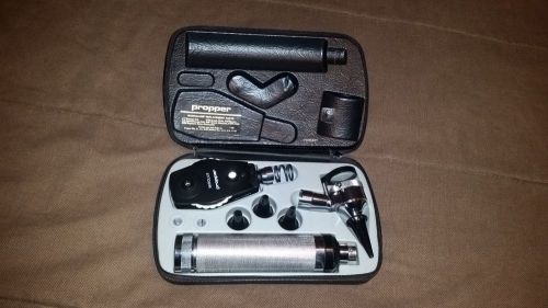 PROPPER Magnalume Professional Otoscope Working Set Made in Germany w/ Case