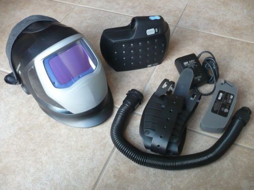3m speedglas 9100x darkening helmet w/side-windows for adflo, hornell speedglass for sale