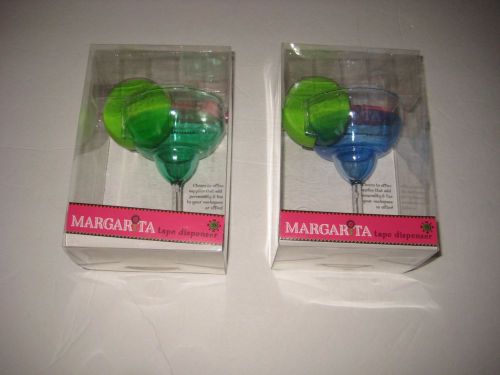 2 -MARGARITA-TAPE DISPENSERs W/TAPE- NO ROOM FOR BORING AT YOUR OFFICE/HOME