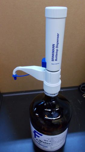 Brinkmann bottletop dispenser 0-50 ml lab equipment pipette buret acid solvent for sale
