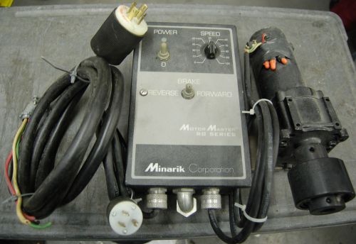 Minarik Corp. Motor Master RG500A &amp; Leeson DC Gen. 985-610E &amp; Cables  §