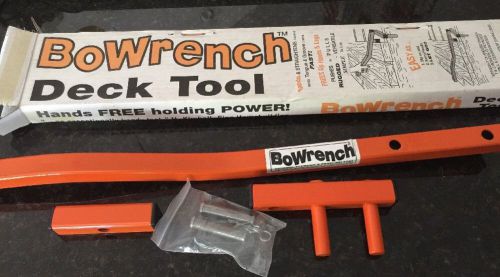 BOWRENCH DECK TOOL. NEW! BOARD STRAIGHTENER. CARPENTRY TOOLS. FAST SHIPPING!