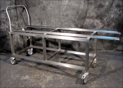 Autoclave/sterilizer transfer / loading cart / up to 48&#034; for sale