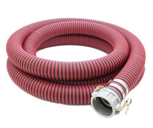 3&#034; id red kanaflex 300 epdm septic &amp; water suction hose - 25 ft for sale