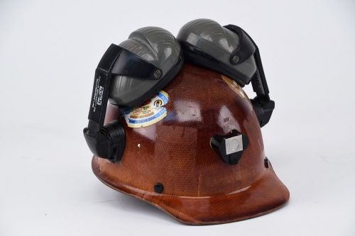 Msa safety hardhat cap skullgard miners w/ fas-trac ii suspension safety helmet for sale