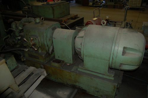 Oilgear pump with GE 40 HP motor