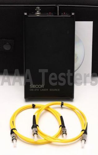Siecor OS-210XD SM Fiber Optic Laser Light Source OS-210 OS 210 210XD OS210