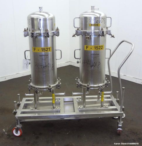 Unused- sartorius stedim biotech cartridge type filter, model hu03u7t-70235, 316 for sale
