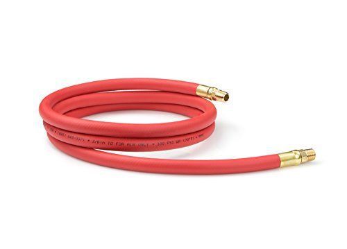TEKTON 46133 3/8-Inch I.D. by 6-Foot 300 PSI Hybrid Lead-In Air Hose with 1/4...