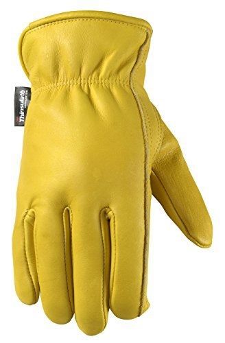 Wells lamont 1108xl insulated grain cowhide leather work gloves, extra large for sale