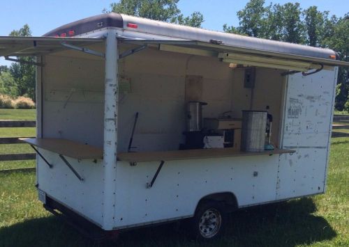 Concession trailer-wells cargo 7 x 12 single axle. for sale