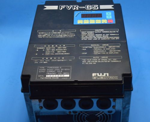 NEW, FUJI ELECTRIC, FVR-G5, FVR022G5-2, AC 200~230V, 10 AMP OUTPUT, NEW NO BOX