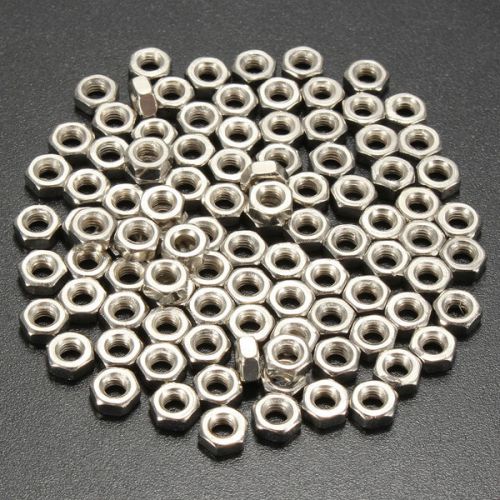 New 100pcs m3 stainless steel hexagon hex screw bolts nut 3mm diameter for sale