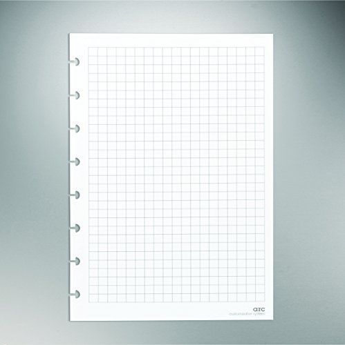 Staples? Arc Notebook Filler Paper, Junior-sized, Graph-Ruled, White, 50 Sheets