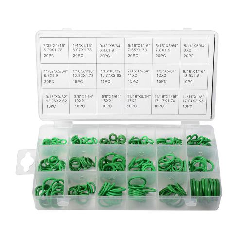 270 pcs black rubber o ring washer seals o-ring assortment kit for car te487 for sale