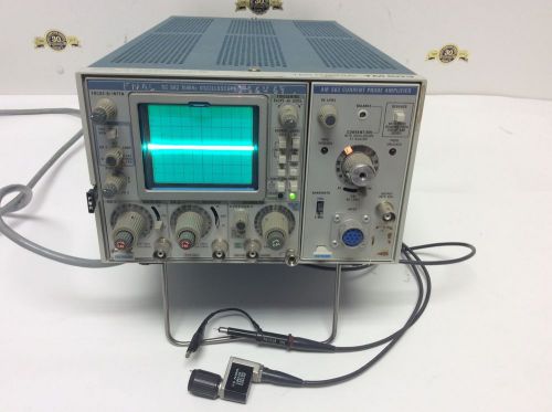 Tektronix AM 503 Current Probe Amplifier SC 502 15MHz Oscilloscope TM503 P6053B