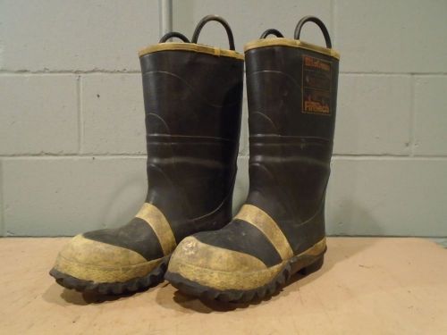 LaCrosse FireTech Fire Boots Bunker/Turnout Boots Mens Size 9w Womens size 11w