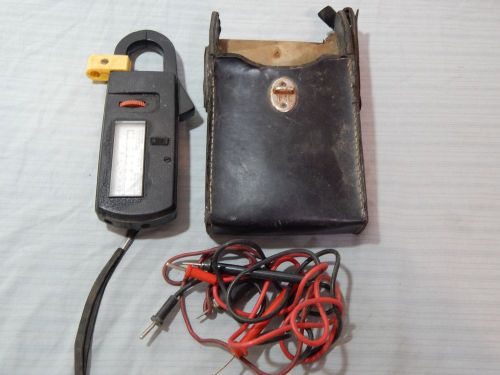 Sperry snap 8 current clamp meter spr-300 w case &amp; leads for sale