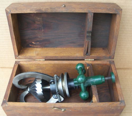 Pipe Flaring Tool In Vintage Wooden Box Plumbing Stainless Steel Flange