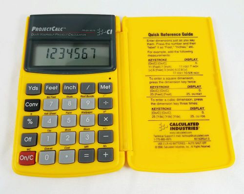 Calculated Industries Do-It-Yourself Handheld Pocket ProjectCalc Model 8515
