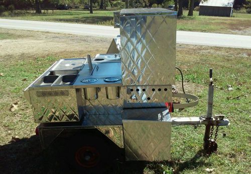Hot Dog Cart Propane Self Contained Water Pull Behind