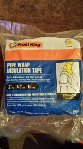 Frost King Pipe Wrap Insulation Tape Foiled Ba cked
