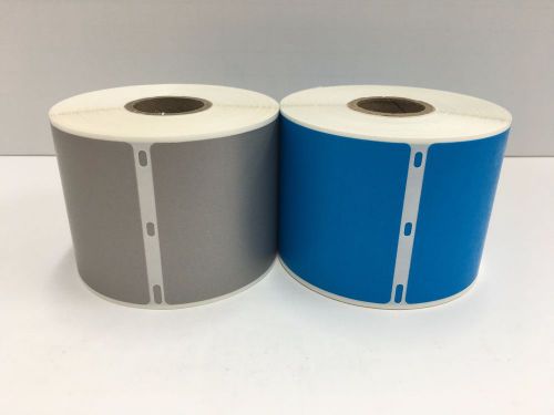 30 rls blue 2-5/16x4 dymo compatible 30256 shipping 300 labels 330 400 450 turbo for sale