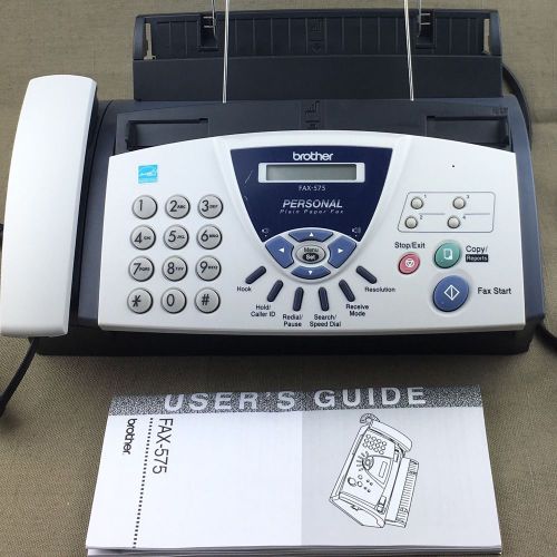 Fax Machine Brother 575 Multi-Function Phone Copier Compact Home Office