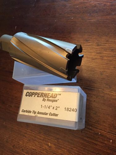 Copperhead by hougen 1-1/4&#034; x 2&#034; carbide tip annular cutter for sale