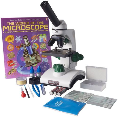 Omano OM117L-XSP1 Student Compound Microscope 40X-400X Gift Package Awarded 2...