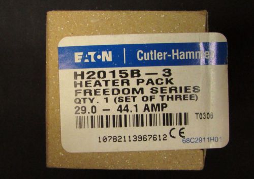 EATON CUTLER HAMMER H2015B 3 Heater Pack Set of Three H2015B-3
