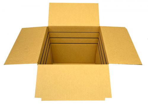 12 x 12 x 12&#034; (-10-8-6) Variable Depth Cardboard Boxes (25 per Bundle)