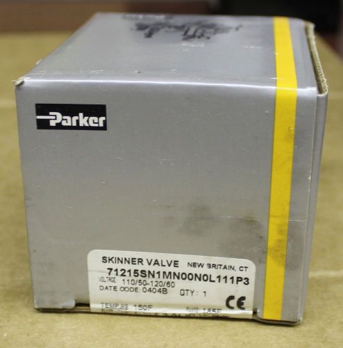 Parker fluid control solenoid  skinner valve 71215 for sale